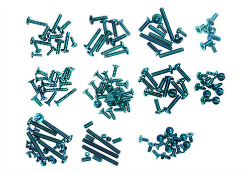 Schraubensatz blau mini - schraubensatz, 1/16