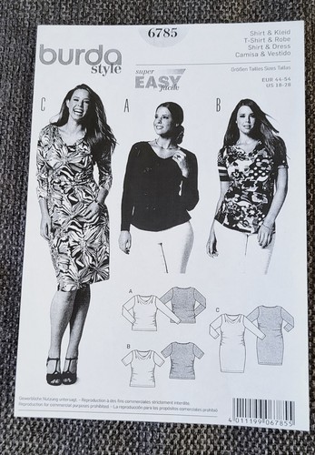 Burda style schnitt etuikleid - burda,