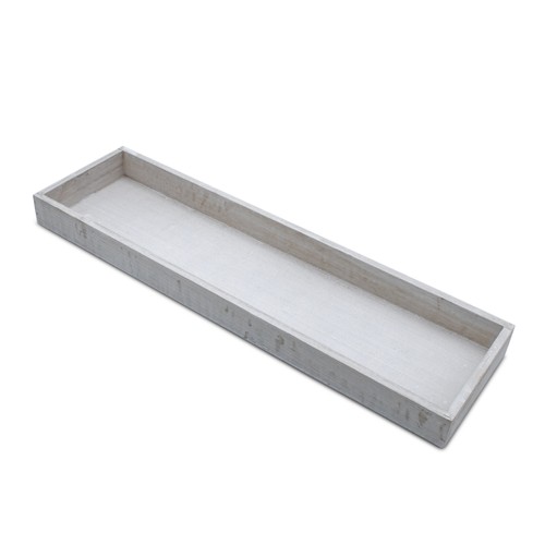 Holz deko tablett eckig - eckig, shabby
