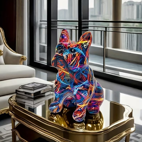Bunte französische bulldogge - französische,