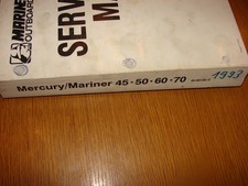 Mariner Mercury Wartungshandbuch Mod. 45 50 60 70 in englisch gebr.