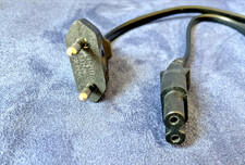 2m Netzkabel Eurostecker - Doppelnutstecker  / Geräte-Anschluss-Kabel  230 Volt