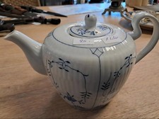 Friesisch Blau 1 Liter Teekanne, August Warnecke, 