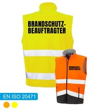 BRANDSCHUTZBEAUFTRAGTER Warnwesten | Sicherheitsweste nach ISO 20471