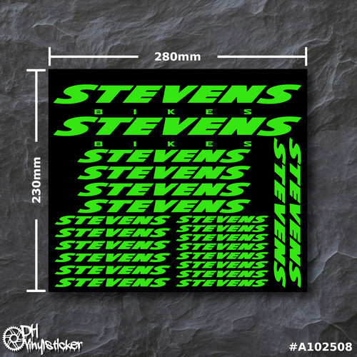 Stevens stickersatz neongrün - stevens,