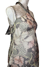 Umstandsmode "QUE SERA" Top Gr. 36 Sommer/Fest 100% Seide gefüttert beige NEU!