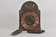 ** Schöne antike Wanduhr, Schwarzwälder Schilderuhr, Neorokoko, um 1930-1950 **