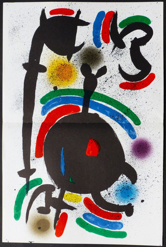 Juan miró litografia - juan, "