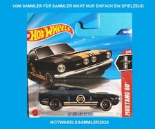 HOT WHEELS "1967 SHELBY GT500" FARBE SCHWARZ MUSTANG 60 OVP UNGEÖFFNET!