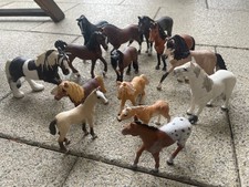 Schleich Pferde 14 Stück verschiedene Rassen mit Fohlen
