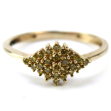 EXKLUSIVER Designer Ring 333er Gold 8 Karat Gelbgold Schmucksteine EDEL RG51