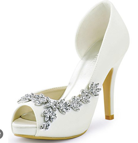 Brautschuhe satin pumps - brautschuhe, satin-pumps