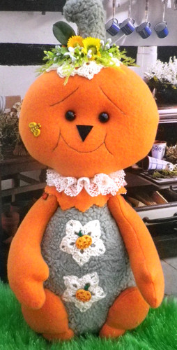 Kürbis große puppe 45cm - große, ca.45cm