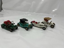 Matchbox Lesney Modellautos Yesteryear Oldtimer 4er Set Opel Renault Roadster