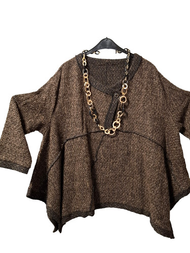 Shirt tunika pulli boucle - tunika,