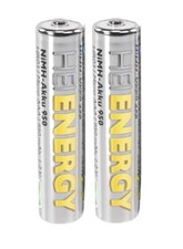 2 x Heitech Akkus AAA 950 mAh