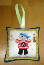 Geschenkanhänger 7x7cm - Piraten - Geschenke - Deko