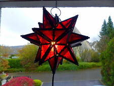 + Dekoleuchte Stern rot ,  38 cm  x 40 cm