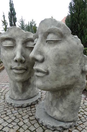 Steinfigur skulptur - steinfigur,