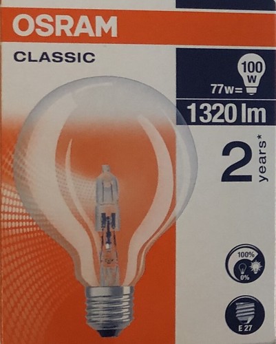 Osram halogen classic globe - ,