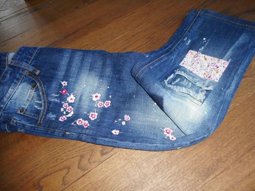 Dsquared2 jeans blumen - dsquared2, mustern