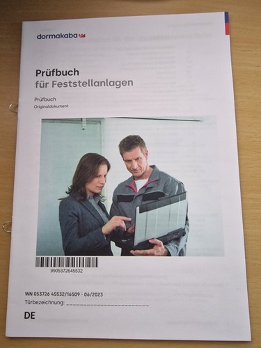 Dorma kaba prüfbuch für - dorma,
