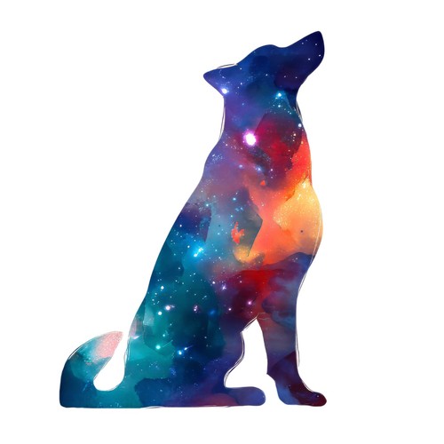 Sticker hund aurora - sticker,