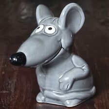 Uli Stein Keramik Spardose Maus / Ratte Deko grau