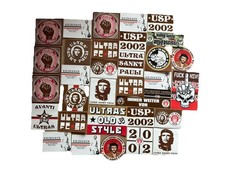 Ultra Sankt Pauli USP Südkurve Aufkleber - Neu Ungeklebt 33 Stück