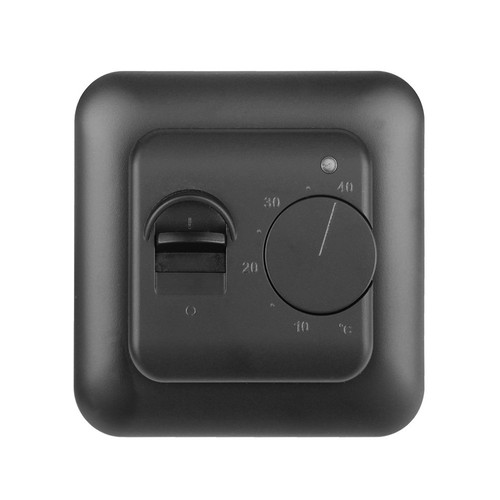 Schwarzes digitales thermostat - schwarzes,
