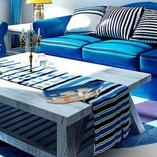 Holzboot ornamente tischplatte - ornamente,