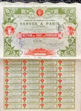 Deko - F - VANVES A PARIS - Aktie über 100 FRF