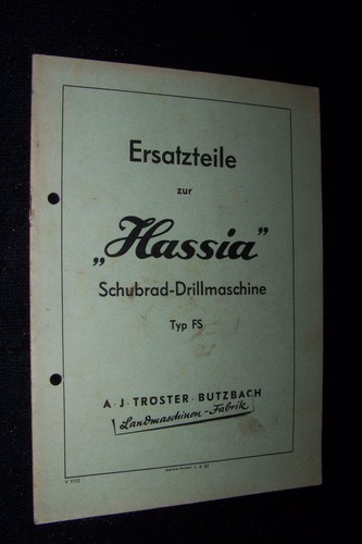 1952 hassia schubrad - 1952,