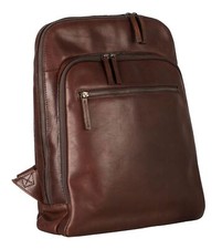 LEONHARD HEYDEN Roma Business Backpack Rucksack Tasche Brown Braun Neu