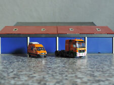 Herpa 1:87 - Konvolut MB SLT + MB Sprinter - "v.d. Vlist + orange"