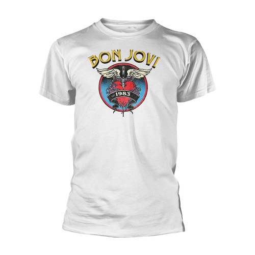 Bon jovi heart 83 white - heart,