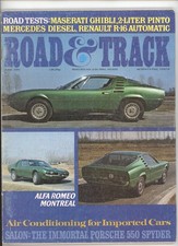 Road & Track June 1971 Alfa
