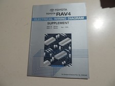 04.1995 Schaltpläne Ergänzung Werkstatt buch Toyota RAV4 SXA10 SXA11