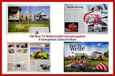 VW Bus T2 Wohnmobil Literaturpaket - 4 komplette Zeitschriften