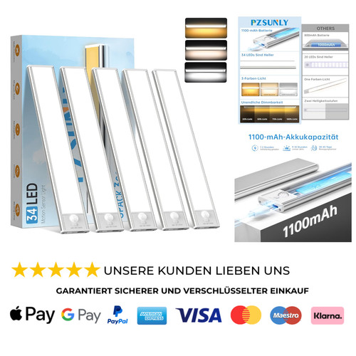 Unterbauleuchte küche led - 5x,