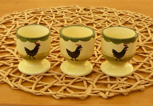 Hahn und henne eierbecher - und,