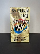 VHS | Leerkassetten Fuji 180 Super VHS PRO Pal / SECAM NEU✅ Sealed✅ TOP✅ OVP✅