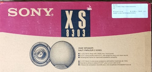 Sony 8303 wege - sony, xs-8303