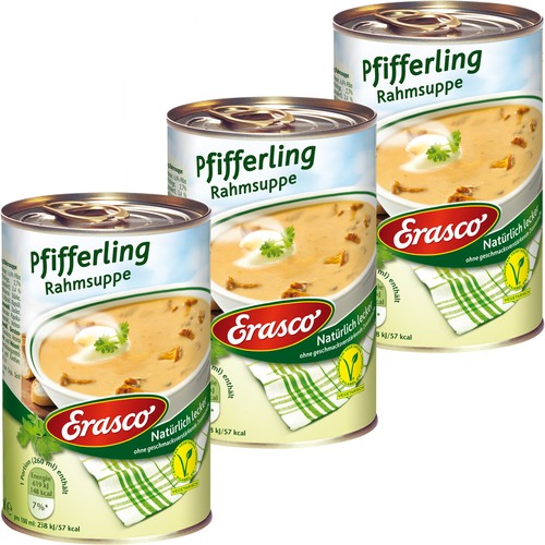Erasco pfifferling rahmsuppe - erasco,