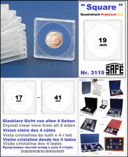 Coin Capsules Square 19mm