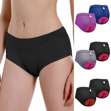 Damen Radunterhose Kurz Fahrradhose Fahrrad Unterwäsche mit 4D Gel Gepolstert