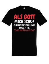 Herren T-shirt ALS GOTT MICH
