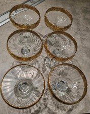Weingläser Set Mit Goldrand