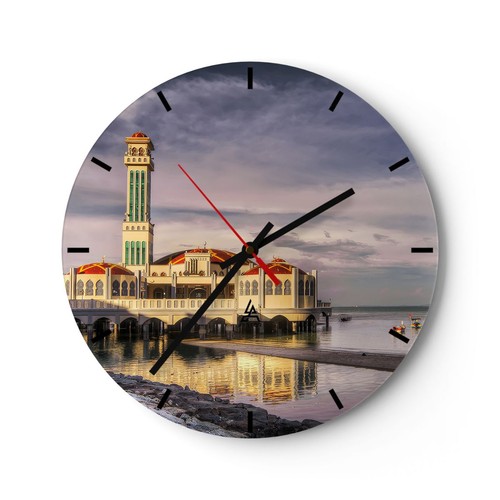 Modern wanduhr 30x30cm analog - 30x30cm,