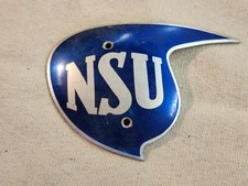 NSU LEFT Gas fuel tank badge